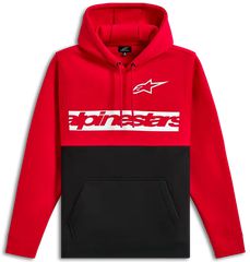 Ζακέτα Αντρική ALPINESTARS  Parallel Pullover Hoodie Μαύρη-Κόκκινη