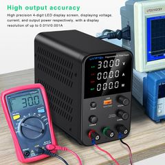 Τροφοδοτικό Wanptek DC Laboratory Power Supply Adjustable 30V 10A with USB fast Charging Bench Power Suppliess