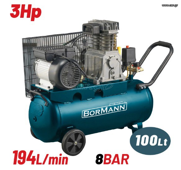 ΑΕΡΟΣΥΜΠΙΕΣΤΗΣ ΙΜΑΝΤΑ 3hp/100L BORMANN PRO