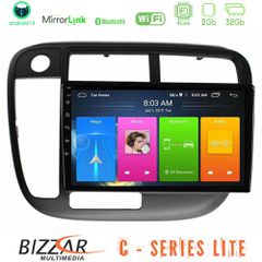 Bizzar C Series Lite 4Core Android14 2+32GB Honda Civic 1995-2001 Navigation Multimedia Tablet 9 | Pancarshop
