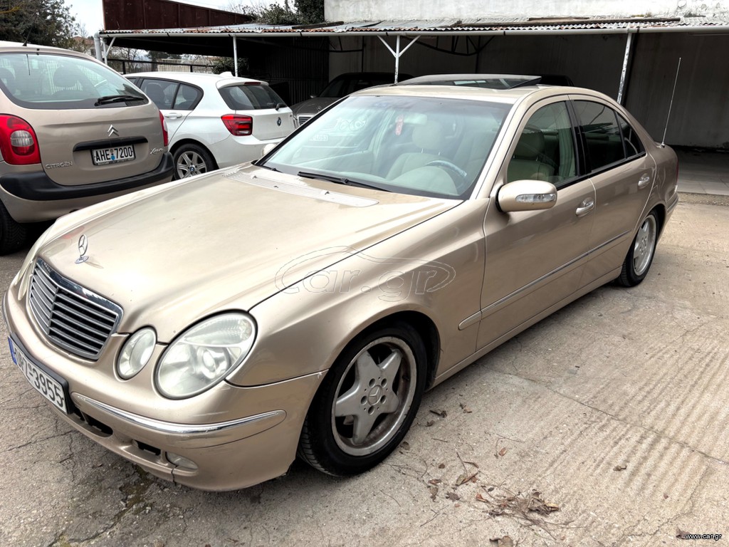 Mercedes-Benz E 200 2003 ΗΛΙΟΡΟΦΗ-ΟΘΟΝΗ-ΖΑΝΤΕΣ-ΔΕΡΜΑ-ΧΕΝΟΝ
