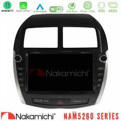 Nakamichi NAM5260 Series 4Core Android13 4+64GB Mitsubishi ASX 2013-2018 Navigation Multimedia Tablet 9 Με Carplay & Android Auto (Oem Look) | Pancarshop