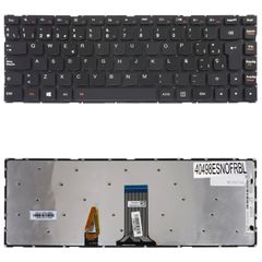 Teclado Español para Portátil - Spanish Laptop Keyboard για Lenovo S41-35 S41-70 80JU S41-75 500-14IBD 80N4 500-14IHW 80N5 500-14ACL 80NA SN20G63018 5CB0H91250 ES No Frame Backlight Black ( Κωδ.40498E