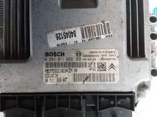 ΕΓΚΕΦΑΛΟΣ ΚΙΝΗΤΗΡΑ  CITROEN PEUGEOT 1.6 HDI 0281011629 9651132880 9653958980  EDC16C34-thumb-1