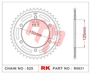 ΓΡΑΝΑΖΙΑ ΠΙΣΩ KTM 950 990 1050 1190 LC8 ADVENTURE B5631 42Δ RK JAPAN
