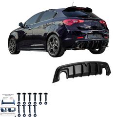 ΠΙΣΩ ΣΠΟΙΛΕΡ Rear Diffuser Compatible With ALFA ROMEO Giulietta 2010-2020 V2
