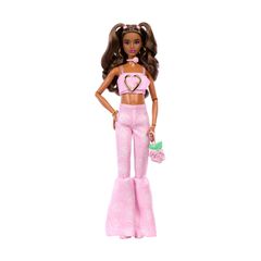 Mattel Barbie: Deluxe Style Pink Denim - Barbie Deluxe Style - Pink Flared Jeans (JJN72)