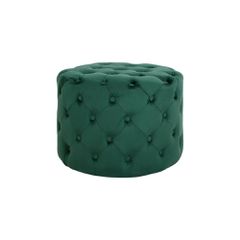 ΣΚΑΜΠΟ KASSIE ΚΥΠΑΡΙΣΣΙ ΒΕΛΟΥΔΟ ΤΥΠΟΥ CHESTERFIELD HM8406.03 Φ60x43Υ εκ.