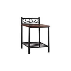 ΚΟΜΟΔΙΝΟ SUZIE HM388 ΑΠΟ ΜΕΤΑΛΛΟ ΚΑΙ ΞΥΛΟ 45x35x48-61Y εκ.