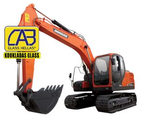 DOOSAN DX340LC-5 ΚΡΥΣΤΑΛΛΑ ΚΑΜΠΙΝΑΣ ΠΑΡΜΠΡΙΖ