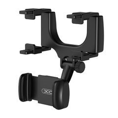 XO 249-0062 Βάση Κινητού Αυτοκινήτου C70 με Ρυθμιζόμενα Άγκιστρα Μαύρη