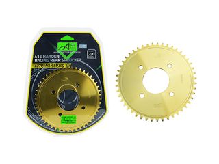 Γρανάζι οπίσθιου τροχού χρυσό 415-47Δ SYM VF185 AJI RACING
