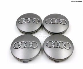 AUDI 60mm ΤΑΠΕΣ ΚΑΠΑΚΙΑ ΚΕΝΤΡΟΥ ΤΡΟΧΟΥ ΡΟΔΑΣ ΖΑΝΤΑΣ ΑΛΟΥΜΙΝΙΟΥ A1 A2 A3 A4 A6 A8 TT RS Q3 Q7 4B0601170