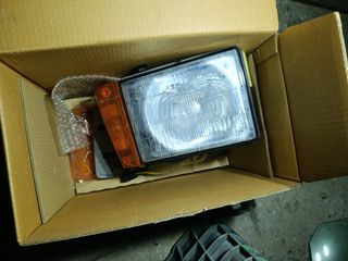 FIAT PANDA 1986-2003 φανάρια εμπρός με πορτοκαλι φλας.... αριστερά....