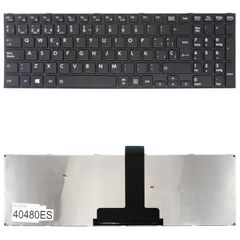 Teclado Español para Portátil - Spanish Laptop Keyboard για Toshiba Satellite Pro R50-C Tecra A50-C Z50-C A50-C1510 A50-C1520 C50-C P000652980 MP-14A7600-3561S G83C000GJ5US ES Black ( Κωδ.40480ES )