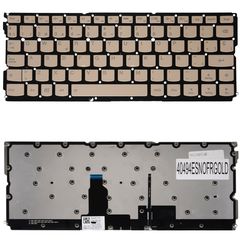 Teclado Español para Portátil - Spanish Laptop Keyboard για Lenovo Yoga 900S-12ISK 80ML Yoga 900S-12C IdeaPad Air 12 Yoga 4s 900S 5CB0K93868 ES No Frame Backlight Gold ( Κωδ.40494ESNOFRGOLD )