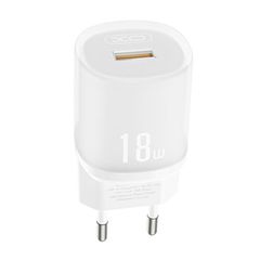 XO 249-0170 Φορτιστής Χωρίς Καλώδιο με Θύρα USB-A 18W Quick Charge 3.0 Λευκός