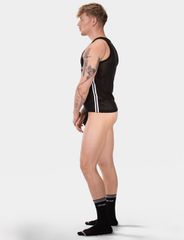 Barcode Berlin Tank Top Lilan Black - White Top-thumb-3
