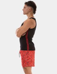 Barcode Berlin Tank Top Lilan Black - Red