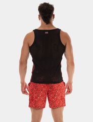 Barcode Berlin Tank Top Lilan Black - Red-thumb-1