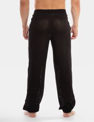 Barcode Berlin Shalvar Pants Leo Black - White-thumb-1