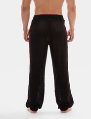 Barcode Berlin Shalvar Pants Leo Black - Red-thumb-2