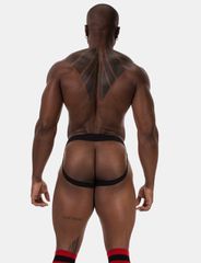 Barcode Berlin Jockstrap Let'S Play Black - Red-thumb-3