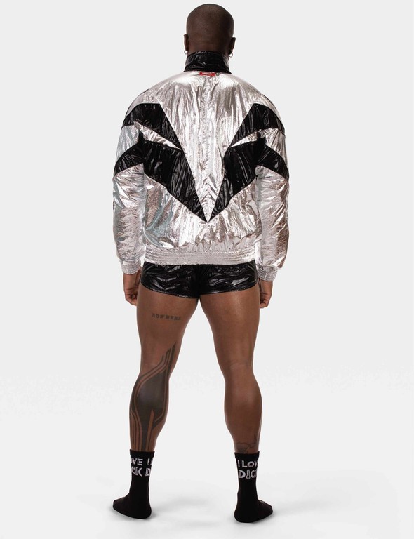 Barcode Berlin Jacket Frank Silver - Black M