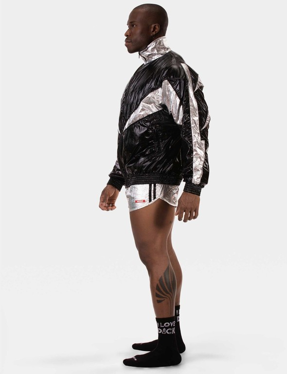Barcode Berlin Jacket Frank Black - Silver M