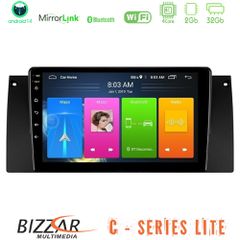 Bizzar C Series Lite 4Core Android14 2+32GB  BMW 5 Series Lite  (E39) / X5 (E53) Navigation Multimedia Tablet 9 | Pancarshop