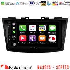 Nakamichi NA3615 Series Με Wireless Carplay & Android Auto Suzuki Swift 2011-2016 Media Station Tablet 9 | Pancarshop