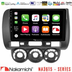 Nakamichi NA3615 Series Με Wireless Carplay & Android Auto  Honda Jazz 2002-2008 (Manual A/C) Media Station Tablet 9 | Pancarshop