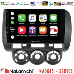 Nakamichi NA3615 Series Με Wireless Carplay & Android Auto Honda Jazz (Fit) 2002-2008 Manual A/C RHD Media Station Tablet 9 Με Carplay & Android Auto | Pancarshop