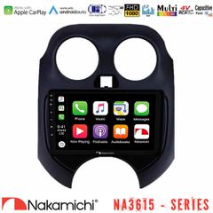 Nakamichi NA3615 Series Με Wireless Carplay & Android Auto Nissan Micra 2011-2014 Media Station Tablet 9 | Pancarshop