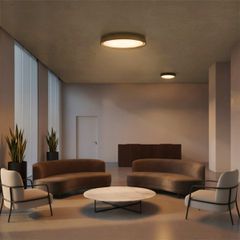 kelvo® BARCHETTA KLV-101-0265-V2 Φωτιστικό Οροφής LED 72W 7200lm 120° AC 220-240V IP20 Ρυθμιζόμενο Λευκό CCT με Χειριστήριο από 2700K έως 6000K Dimmable - Lumileds SMD Chip - Μαύρο Ματ - Μ48 x Π48 x Υ