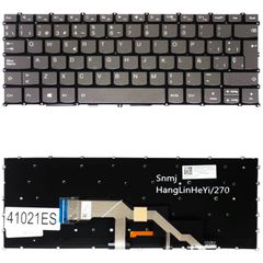 Teclado Español para Portátil - Spanish Laptop Keyboard για Lenovo Ideapad S540-13 S540-13ITL 82H1 S540-13IML 81XA S540-13API 81XC S540-13ARE 82DL 5CB1B24731 5CB1B24782 SN20M61485 5CB0W43688 9Z.NDUBN.