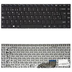 Teclado Español para Portátil - Spanish Laptop Keyboard για Toshiba C40-G-10P C40-J14250 C40-H-103 C40-J-11C C40-J-11F C40-J-11G C40-J-11H NB-17-6507B-10-B0 D0K-V6507B ES Nο Frame Black ( Κωδ.41138ESN