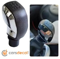 Peugeot Citroen Πόμολο Λεβιέ Ταχυτήτων 5 Σχέσεων Χρώμιο Μαύρο