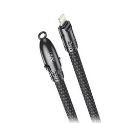 XO 249-0149 Braided USB-C to Lightning Cable 27W Μαύρο 0.2m