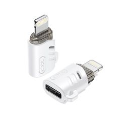 XO 249-0127 Μετατροπέας USB-C female σε Lightning male Λευκό 1τμχ