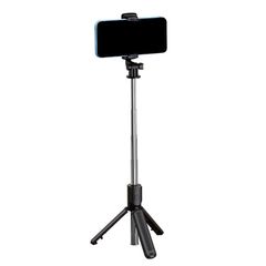 XO 249-0011 Selfie Stick Τρίποδο Κινητού με Bluetooth Μαύρο SS09