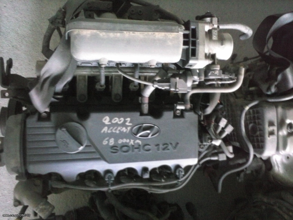 ΚΙΝΗΤΗΡΑΣ HYUNDAI ACCENT 1300CC
