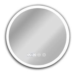 BRUNO καθρέφτης μπάνιου LED BRN-0275, στρόγγυλος, 24W, Φ50cm, IP67