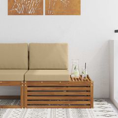 Εξωτερικός Τμηματικός Καναπές Φυσικό 91 x 63 x 73 εκ 900508
