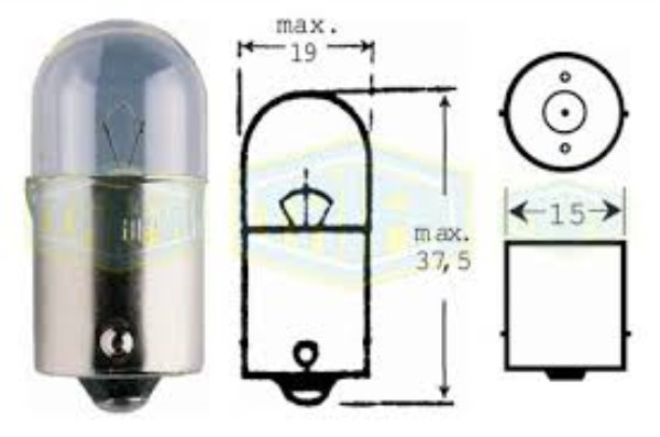 ΛΑΜΠΑ  12V 05W BA15s TRIFA