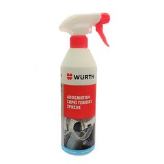 ΑΠΟΣΜΗΤΙΚΟ ΣΠΡΕΪ ΓΕΝ. ΧΡΗΣΗΣ 500ML WURTH   Εξουδετερώνει τις δυσάρεστες οσμές σε υφάσματα
Γενικής χρήσης
Δεν αφήνει υπολείμματα
Δεν σχηματίζονται λεκέδες
Άχρωμο