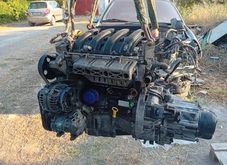 Renault 1.4 k4j μοτέρ σασμάν μίζα δυναμος εγκέφαλος κομπρεσέρ αιρκοντίσιου κλπ...