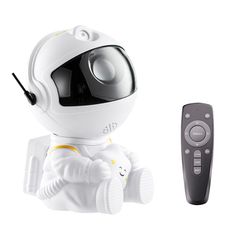 XO 249-0024 Παιδικό Φωτιστικό Projector Astronaut Sky Λευκό 8.5x5x7.6εκ.