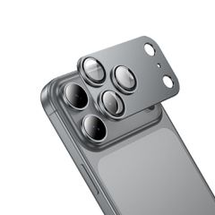 Προστασία Κάμερας Hoco Full Guard V16 Alluminum Alloy για Apple iPhone 17 Pro Max Space Gray