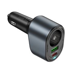 Φορτιστής Αυτοκινήτου Hoco Z56 Friend Dual USB Fast Charge PD35W+QC3.0 με Υποδοχή Αναπτήρα Μαύρος